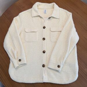 Members mark - Ivory plush shacket